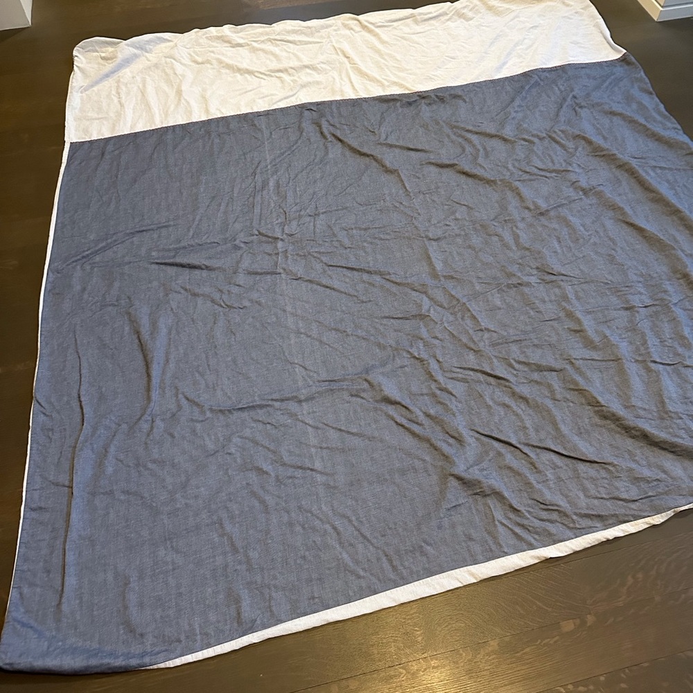 Serena & Lily full size cotton duvet cover